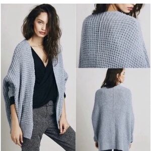 Free People vintage Breeze Chunky Knit Cardigan size XS. Oversized